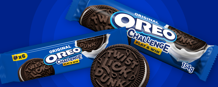Купи бисквити OREO, независимо от вида и грамажа.